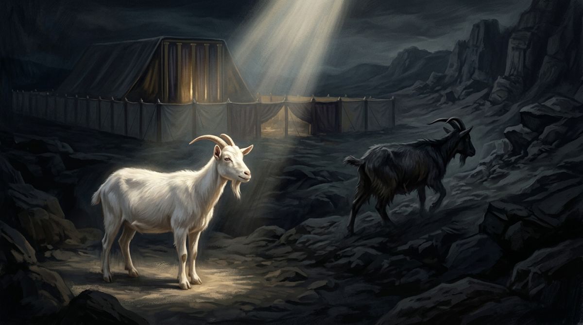 Two Goats: Christ and Satan